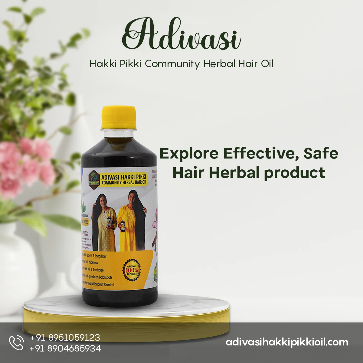 Adivasi Hakki Pikki Community Hair Oil